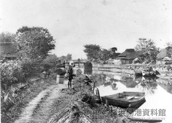 中村川、車橋付近