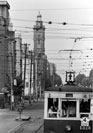 ジャックの塔と市電　昭和31(1956)年7月