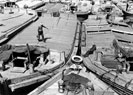 はしけ溜まり〔大岡川河口〕　昭和29(1954)年3月