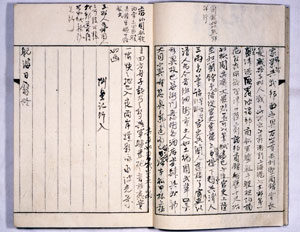 図１　高杉晋作『遊清五録』文久2年（1862）大久保利泰氏蔵